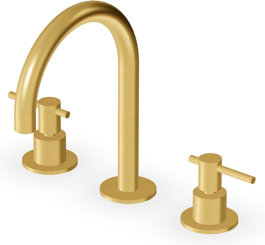 Zucchetti Helm Waschtischarmatur Stehend gold ZHL515.XP41