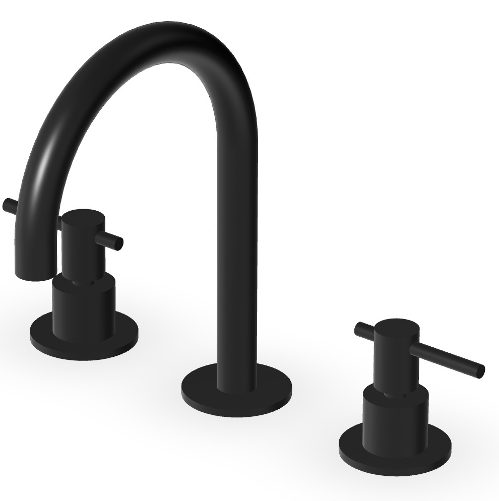 Zucchetti Helm Waschtischarmatur Stehend schwarz ZHL515.XP81