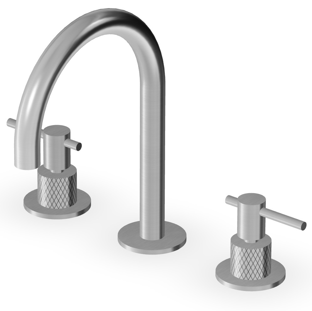 Zucchetti Helm Waschtischarmatur Stehend stahl ZHL515.XG3