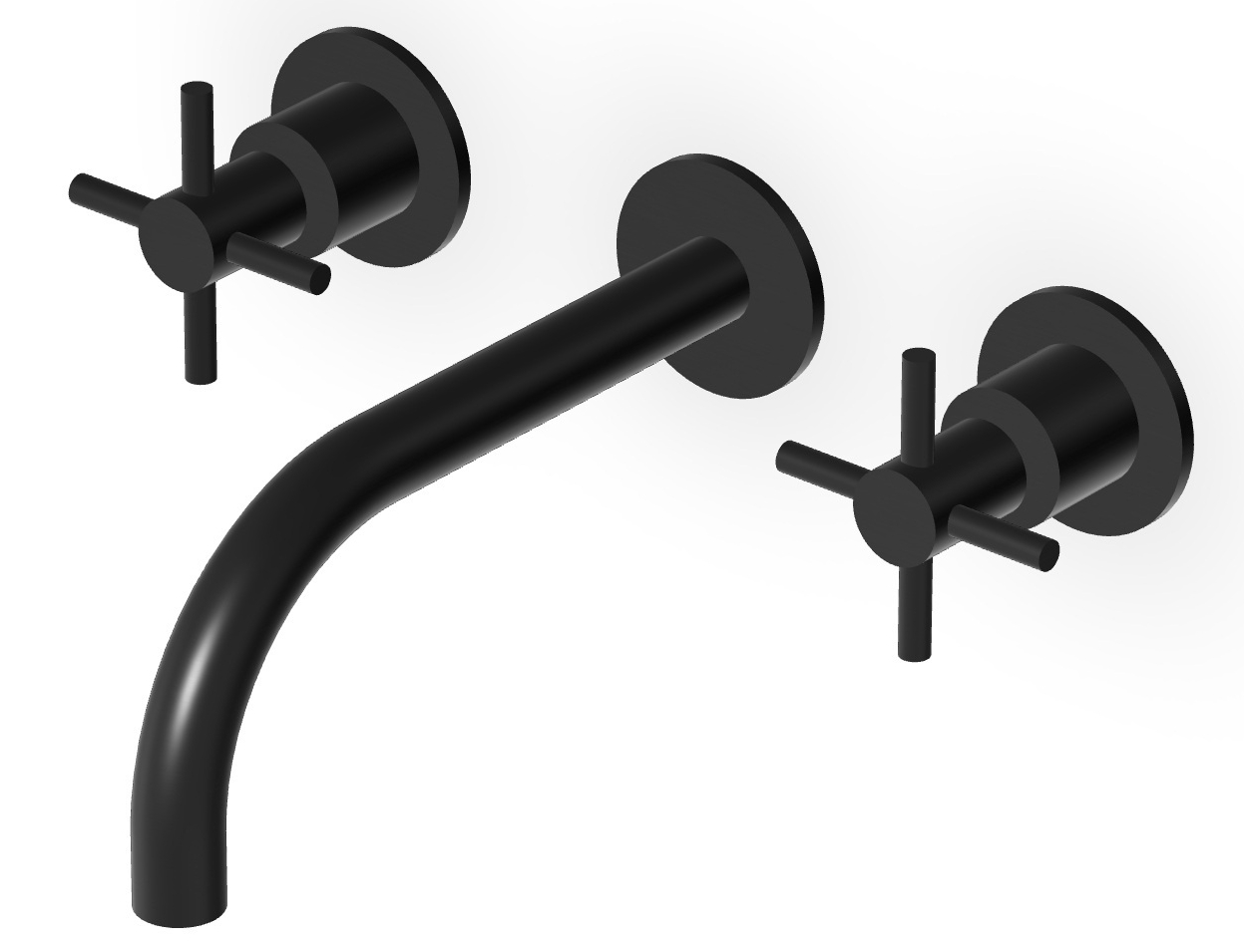 Zucchetti Helm Waschtischarmatur Unterputz schwarz ZHM760.XP81