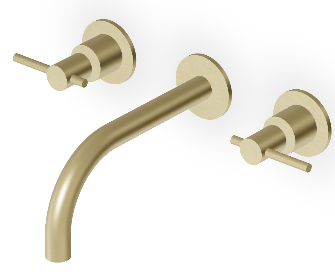 Zucchetti Helm Waschtischarmatur Unterputz gold ZHL760.XP31