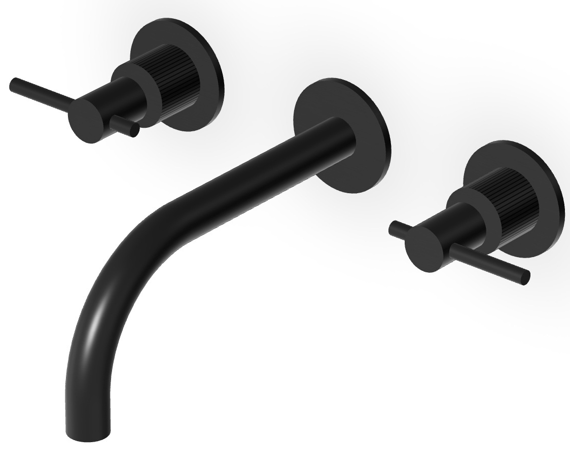 Zucchetti Helm Waschtischarmatur Unterputz schwarz ZHL760.XP81G2