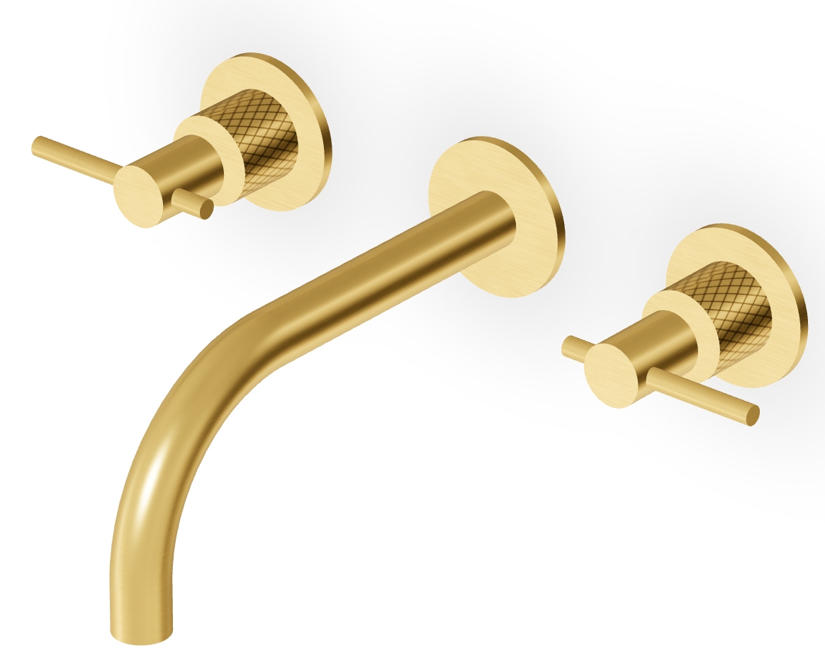 Zucchetti Helm Waschtischarmatur Unterputz gold ZHL760.XP41G3