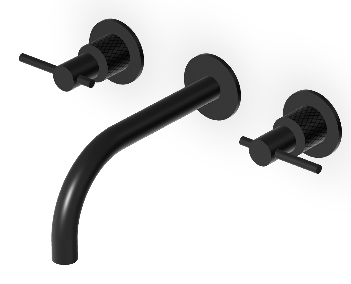 Zucchetti Helm Waschtischarmatur Unterputz schwarz ZHL760.XP81G3