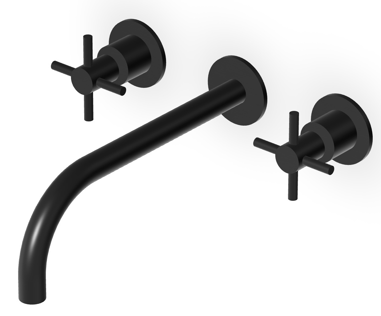 Zucchetti Helm Waschtischarmatur Unterputz schwarz ZHM761.XP81