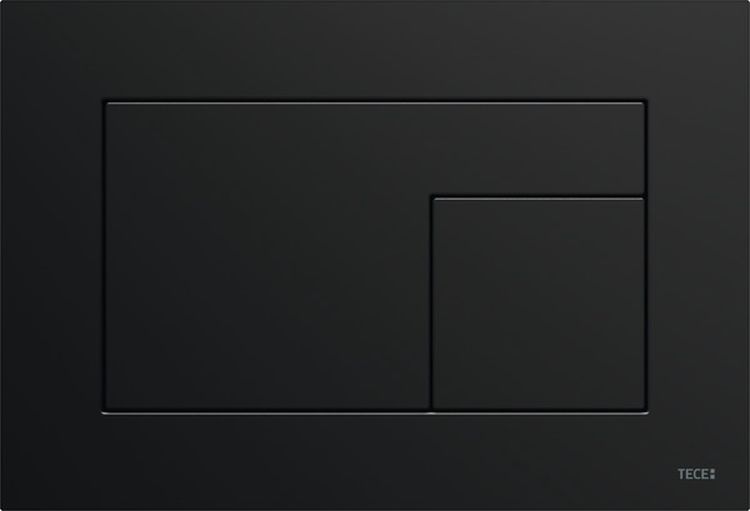 Tece Velvet Betätigungsplatte für Toilette schwarz 9240732