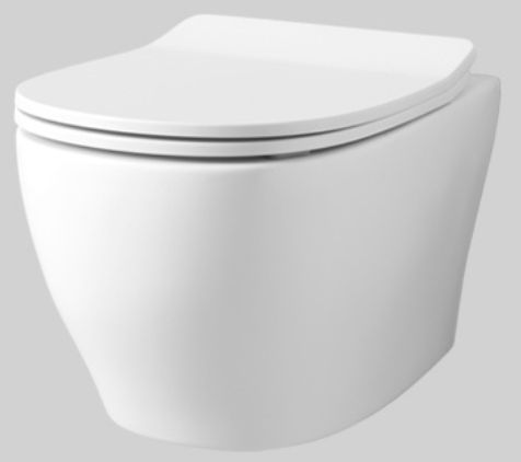 Art Ceram Ten WC-Becken hängend Spülrandlos weiß TEV00601;00