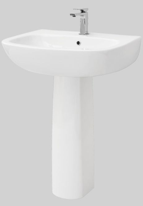 Art Ceram Ten Waschbecken 65x51 cm rechteckig Klassisch weiß TEL00101;00