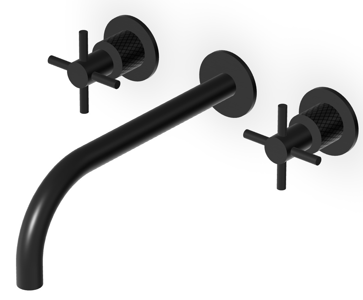 Zucchetti Helm Waschtischarmatur Unterputz schwarz ZHM761.XP81G3