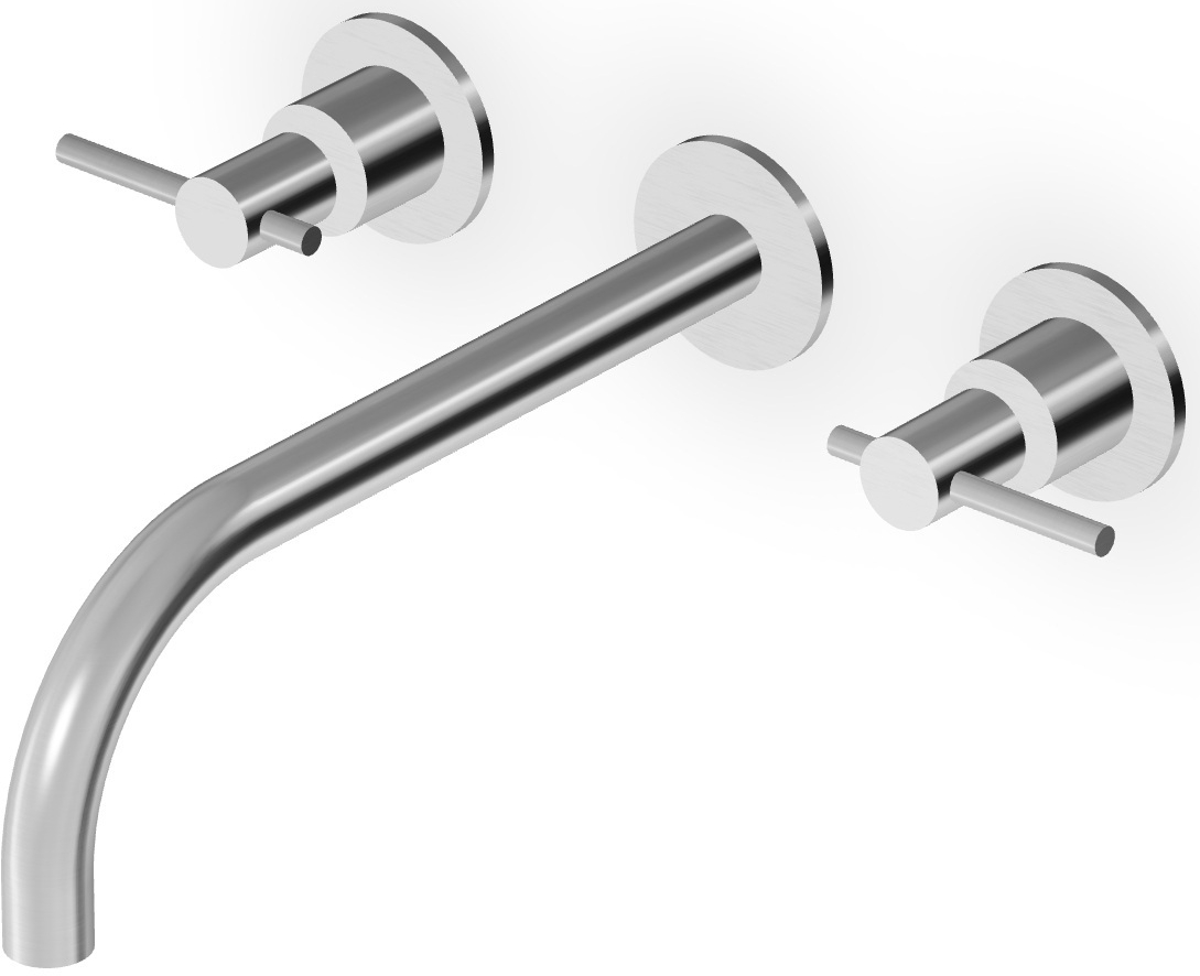 Zucchetti Helm Waschtischarmatur Unterputz stahl ZHL761.X