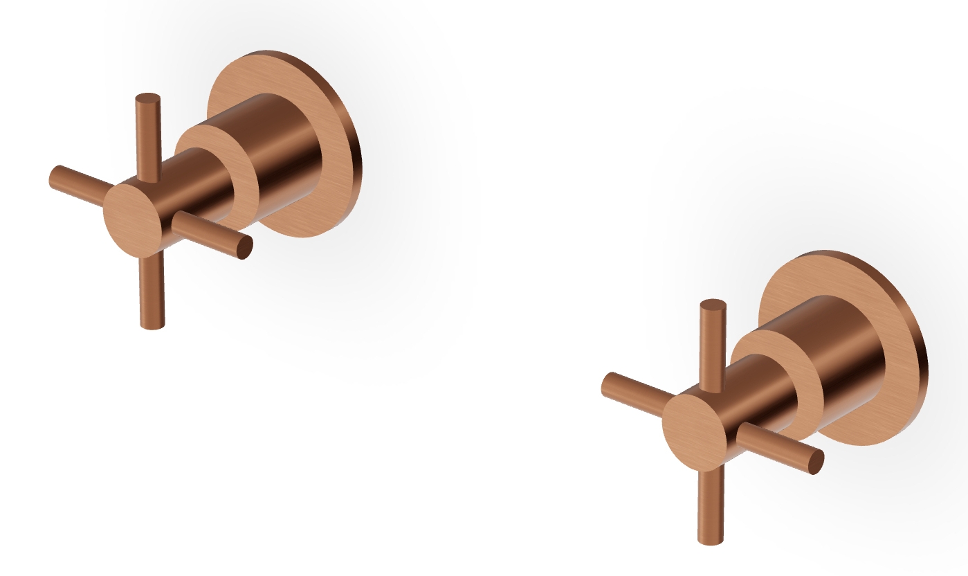 Zucchetti Helm Duschbatterie Unterputz kupfer ZHM738.XP91
