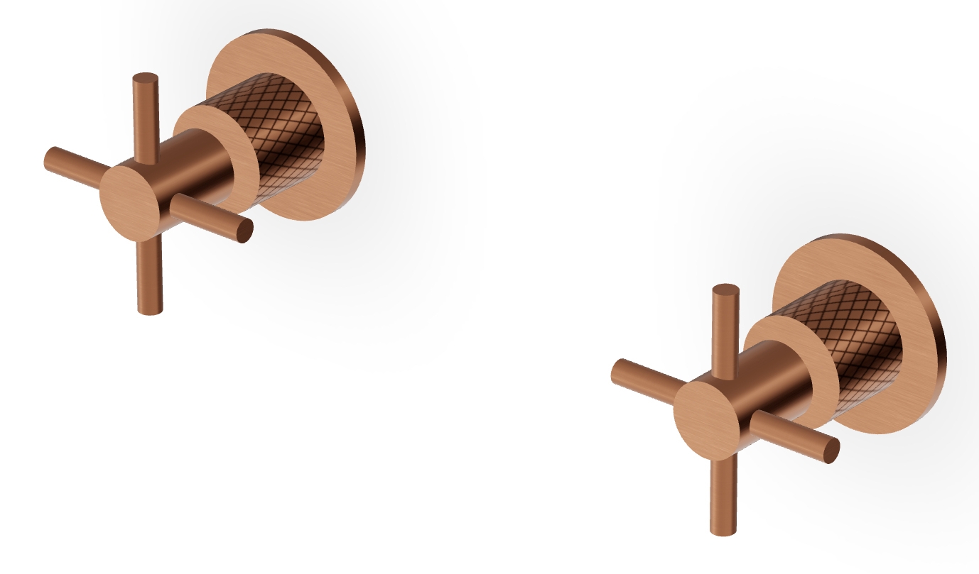 Zucchetti Helm Duschbatterie Unterputz kupfer ZHM738.XP91G3