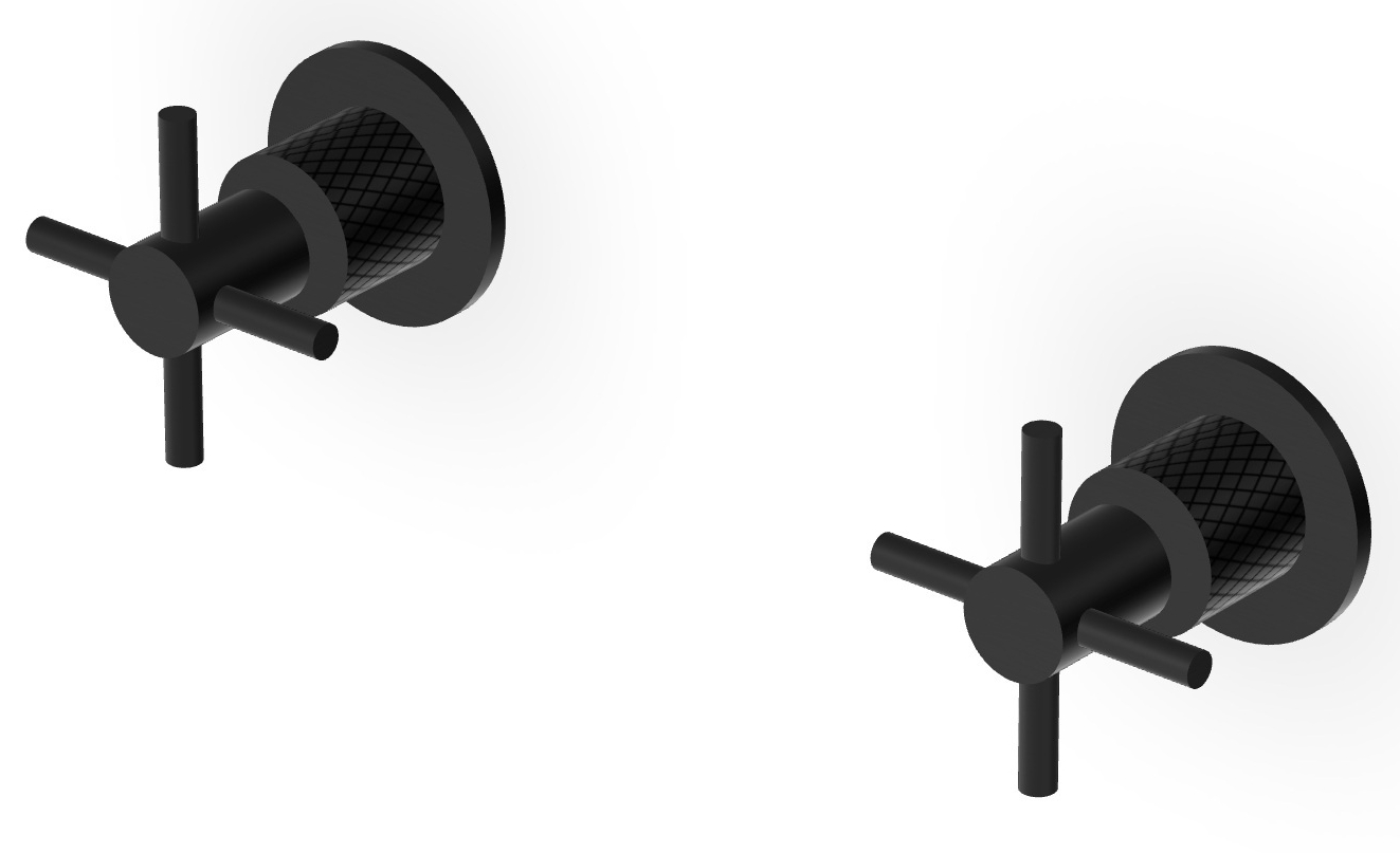 Zucchetti Helm Duschbatterie Unterputz schwarz ZHM738.XP81G3