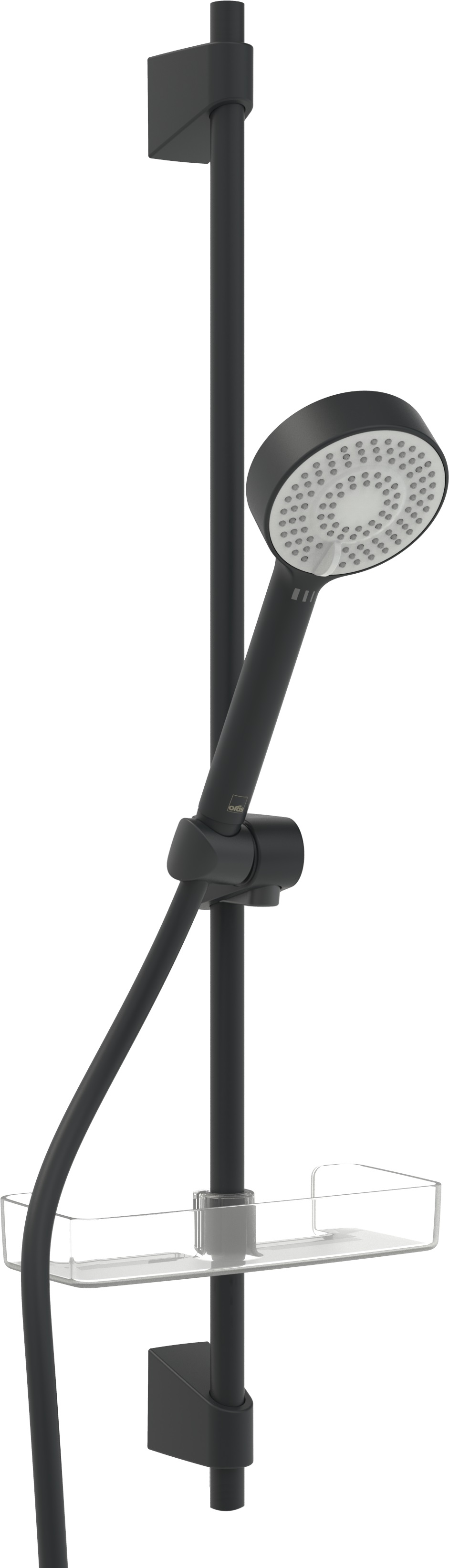 Oras Apollo Duschset Wandmontage schwarz 544-33