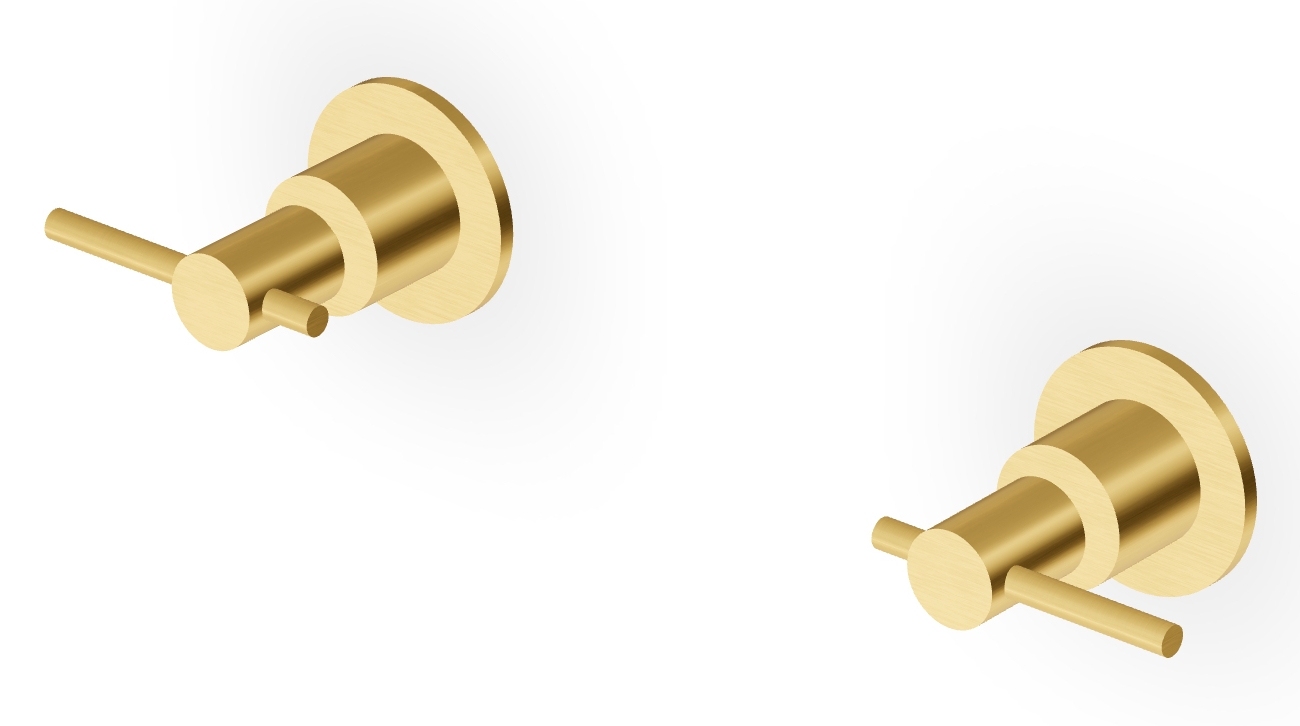 Zucchetti Helm Duschbatterie Unterputz gold ZHL738.XP41