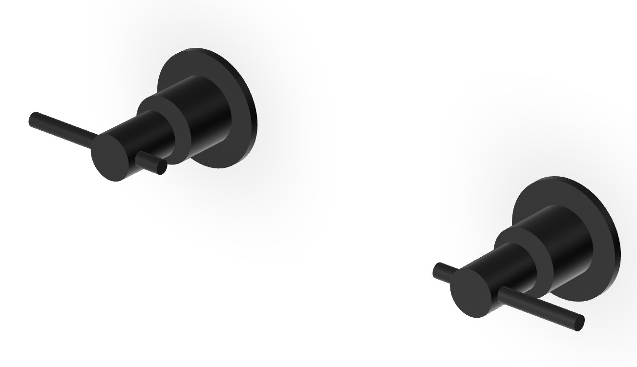 Zucchetti Helm Duschbatterie Unterputz schwarz ZHL738.XP81