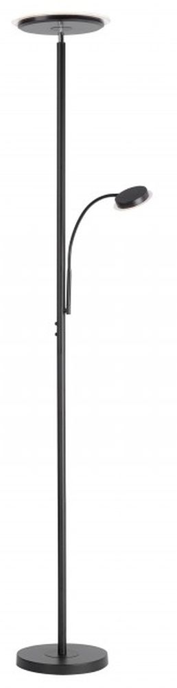 Just Light Hans Stehlampe 2x22 W schwarz 11709-18