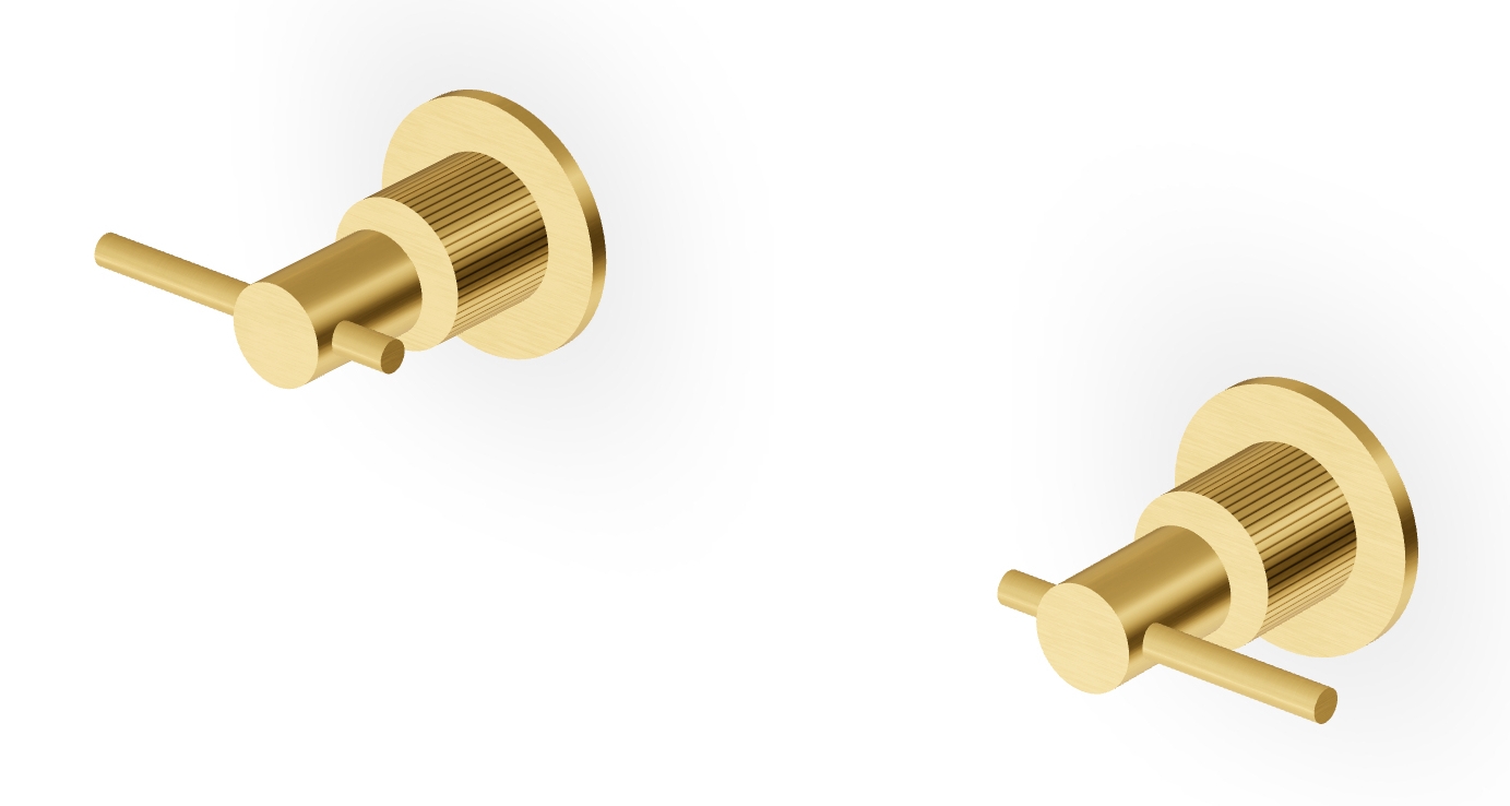 Zucchetti Helm Duschbatterie Unterputz gold ZHL738.XP41G2