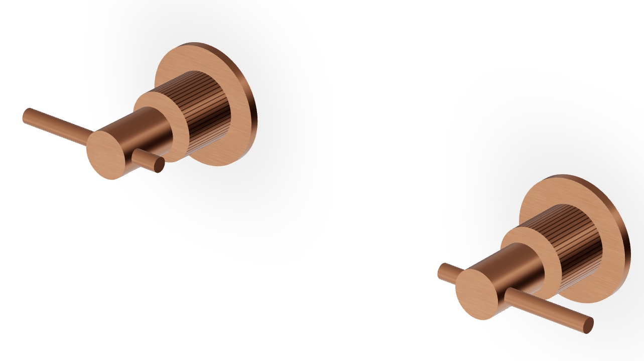 Zucchetti Helm Duschbatterie Unterputz kupfer ZHL738.XP91G2
