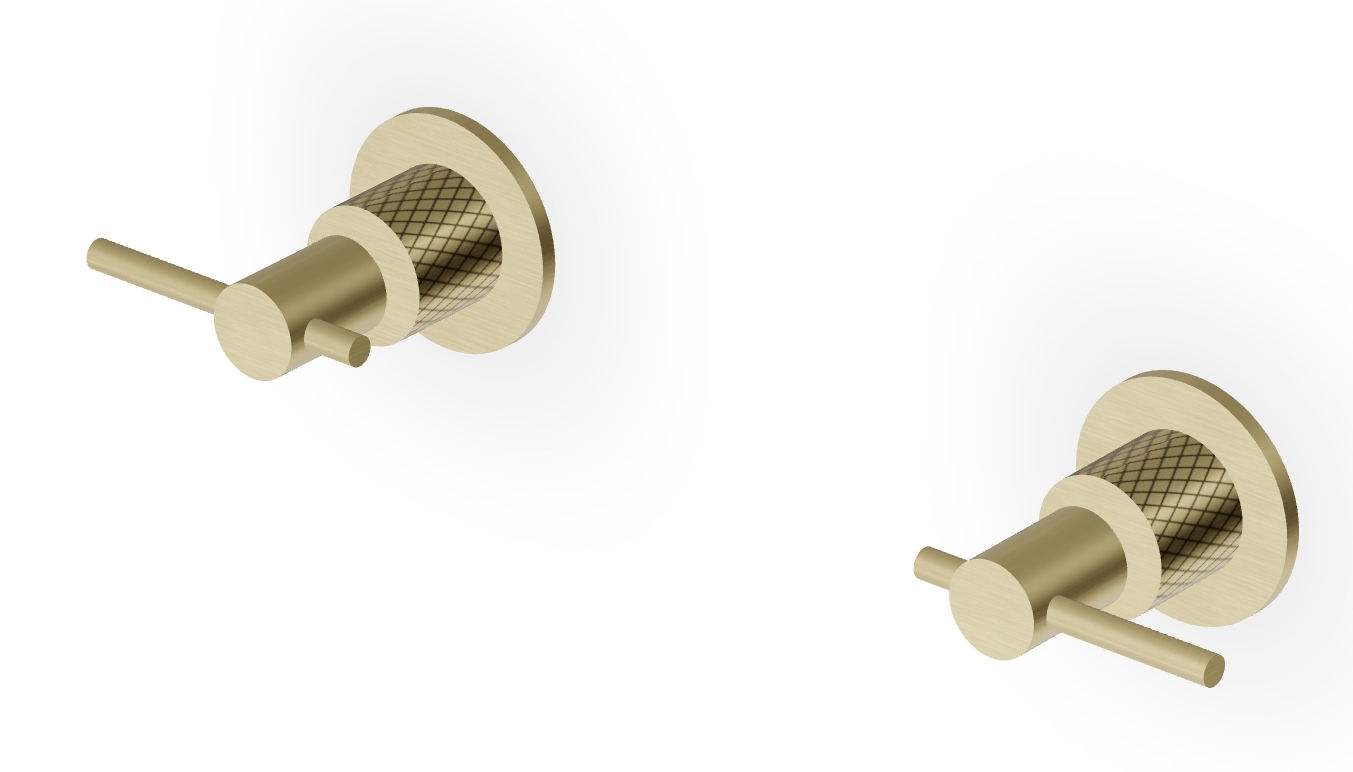 Zucchetti Helm Duschbatterie Unterputz gold ZHL738.XP31G3