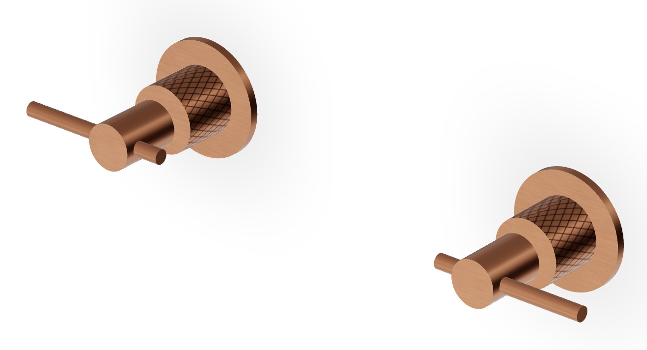 Zucchetti Helm Duschbatterie Unterputz kupfer ZHL738.XP91G3