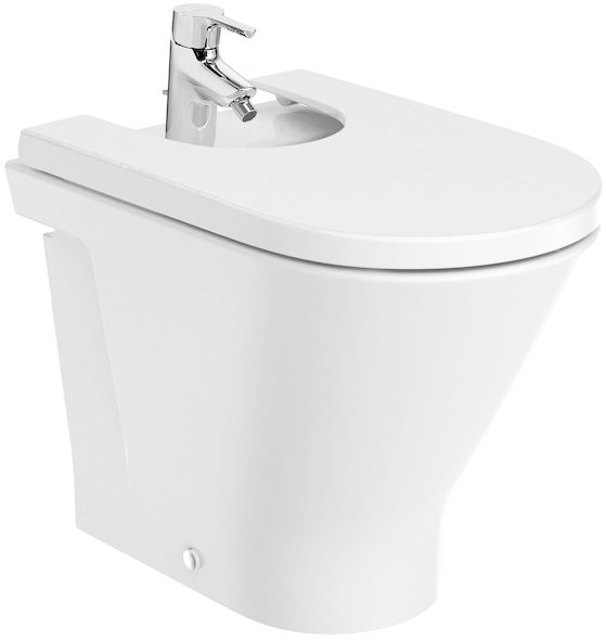 Roca Gap Round Bidet stehend weiß A3570N7000