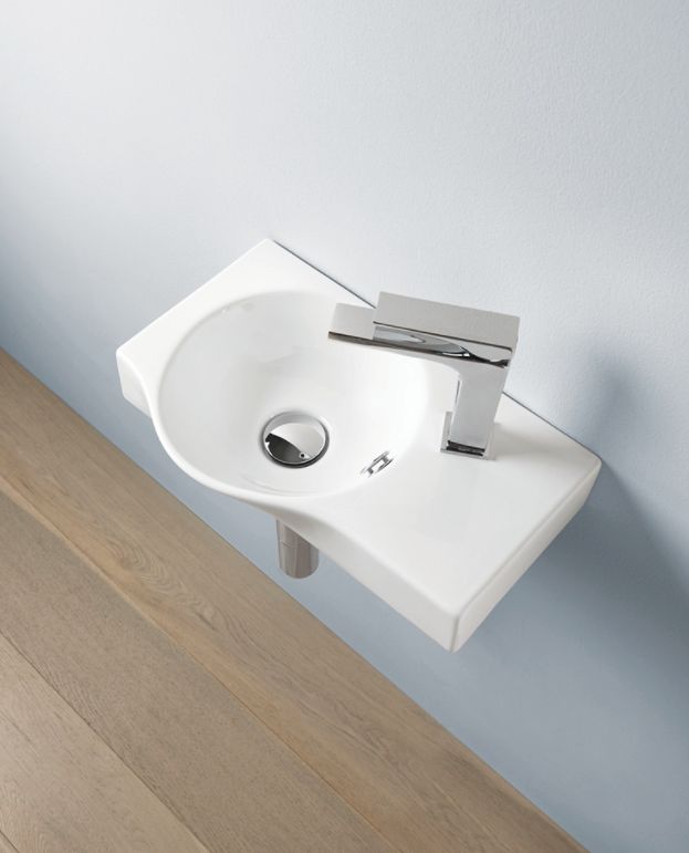 Art Ceram Union Waschbecken 43x27 cm rechteckig Klassisch weiß LML00101;00