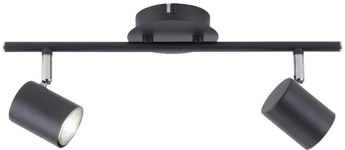 Just Light Tarik Deckenlampe 2x5 W anthrazit 11942-13