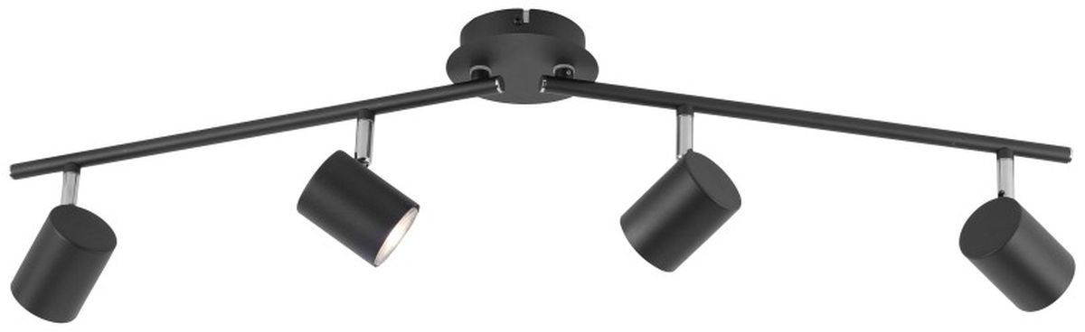 Just Light Tarik Deckenlampe 4x5 W anthrazit 11944-13