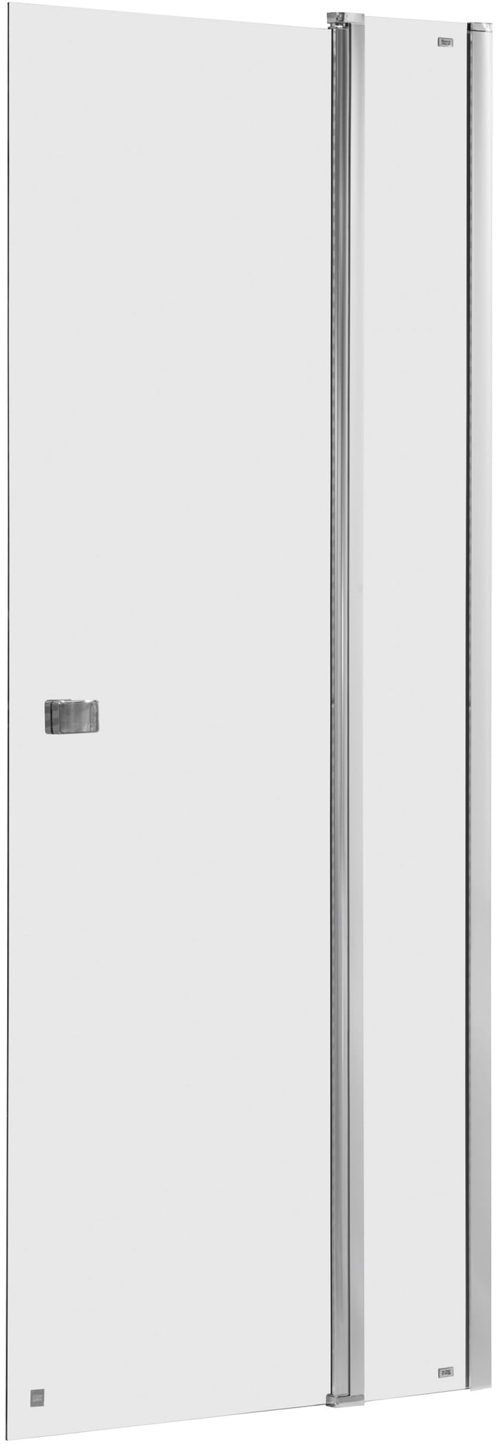 Roca Capital Duschtüren 120 cm aufklappbar chrom Glanz/durchsichtiges Glas AM4612012M