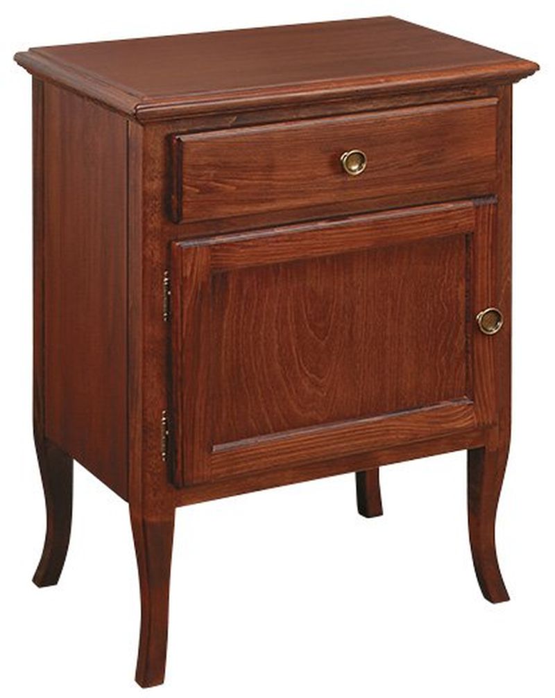 Sapho Retro Kabinett 58.5x37.5x80 cm Seitenschrank stehend buche 1713