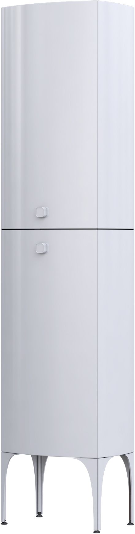 Oristo Louis Kabinett 47x32.5x170 cm Seitenschrank hängend weiß OR50-SB2D-47-1