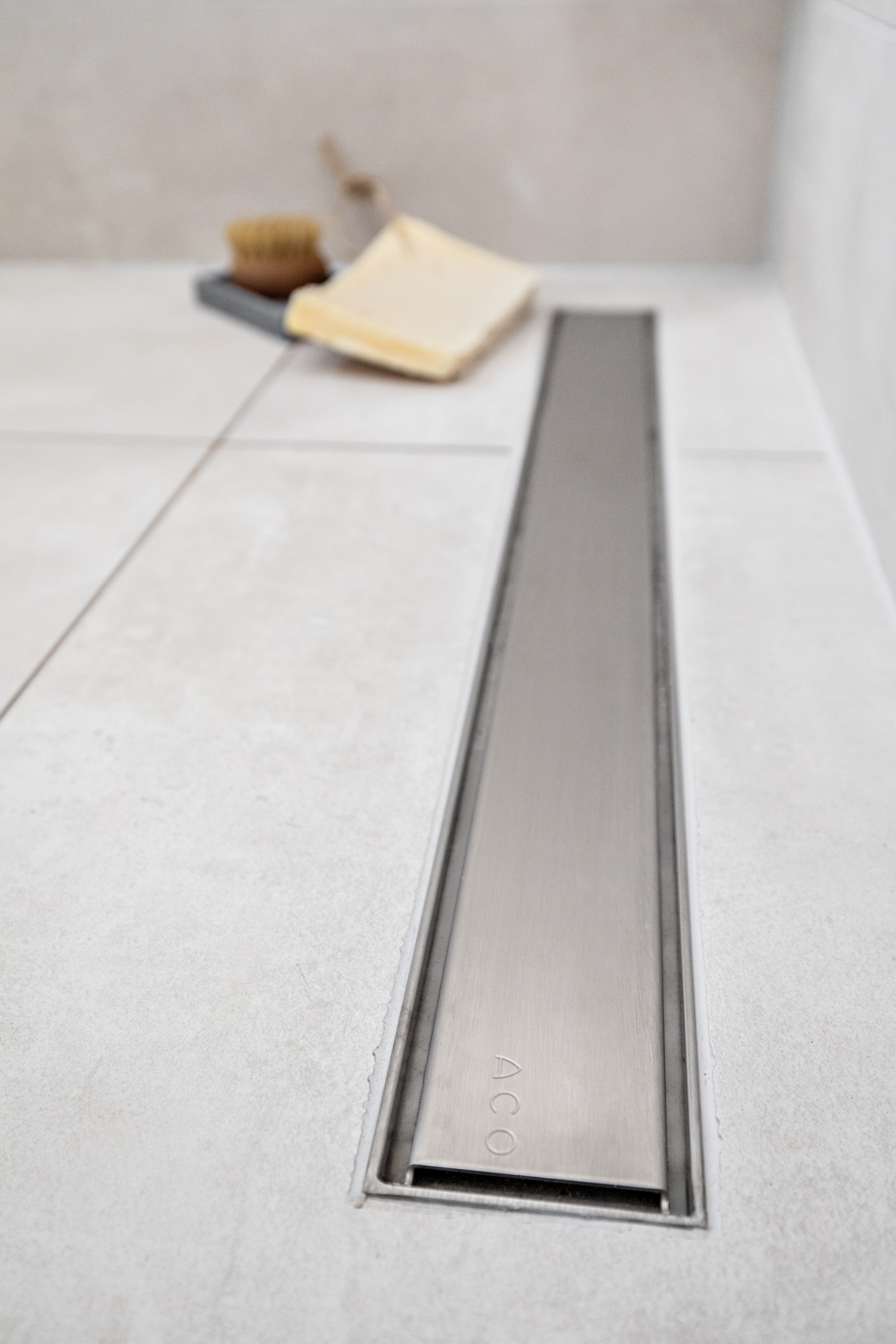 ACO ShowerDrain C Linearer Ablaufrost 58.5 cm stahl 9010.88.88