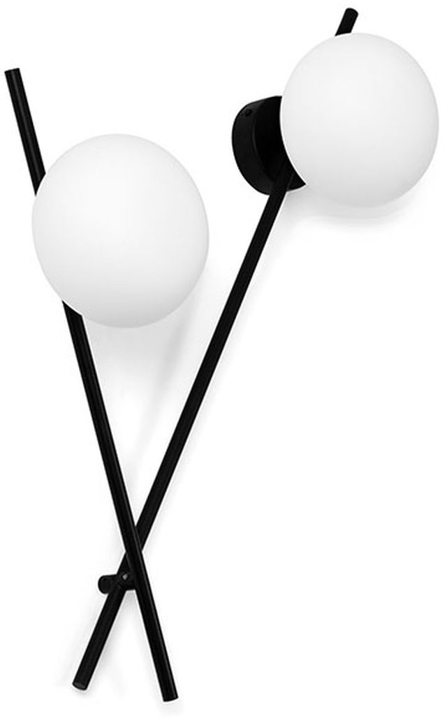 Miloox Mikado Leuchter 2x28 W weiß-schwarz 1744.175