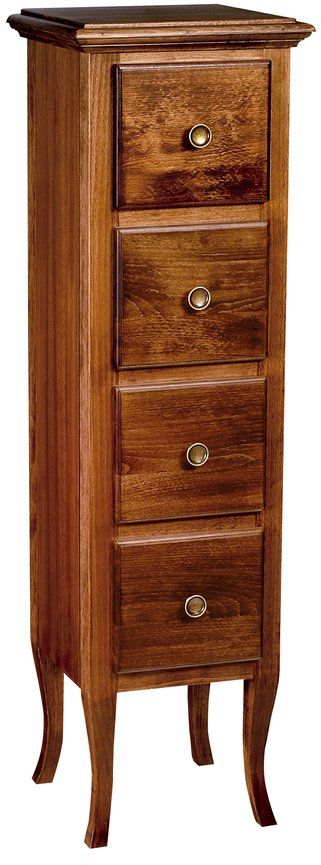 Sapho Retro Kabinett 35x33x120 cm Seitenschrank stehend buche 1673