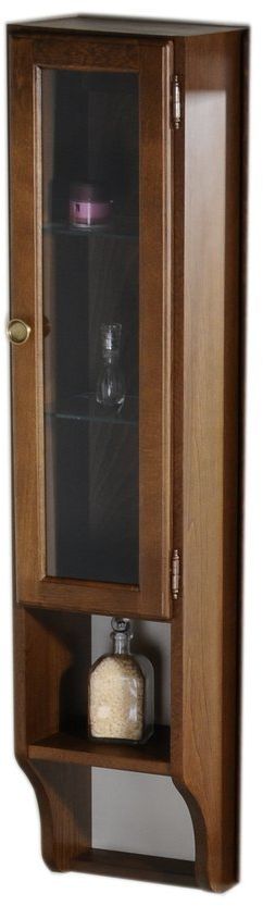 Sapho Retro Kabinett 25x22x115 cm Seitenschrank hängend buche 1681