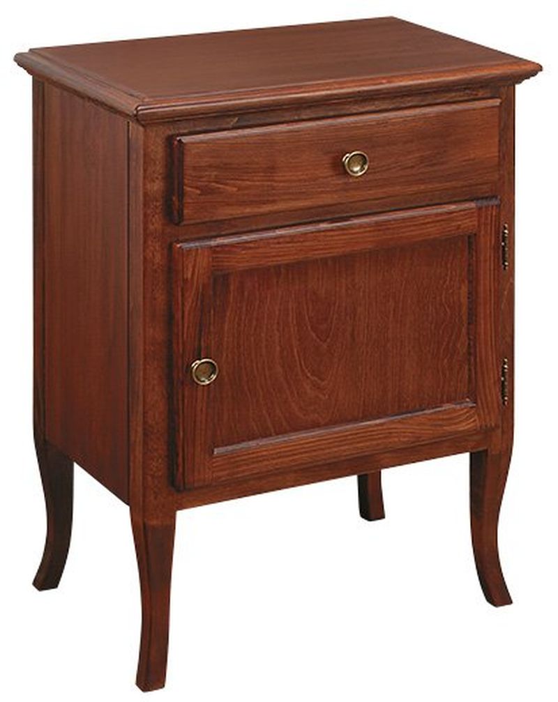 Sapho Retro Kabinett 58.5x37.5x80 cm Seitenschrank stehend buche 1690