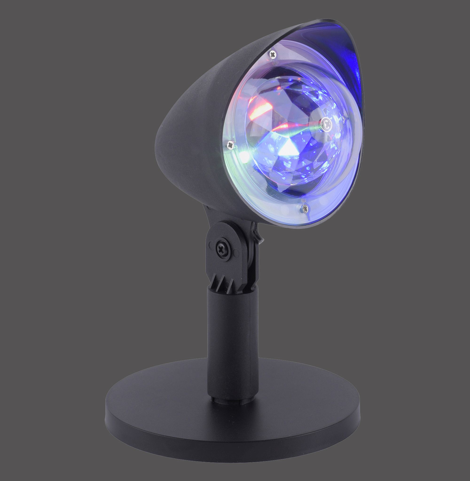 Just Light Disco Tischlampe 1x3 W schwarz 19036-18