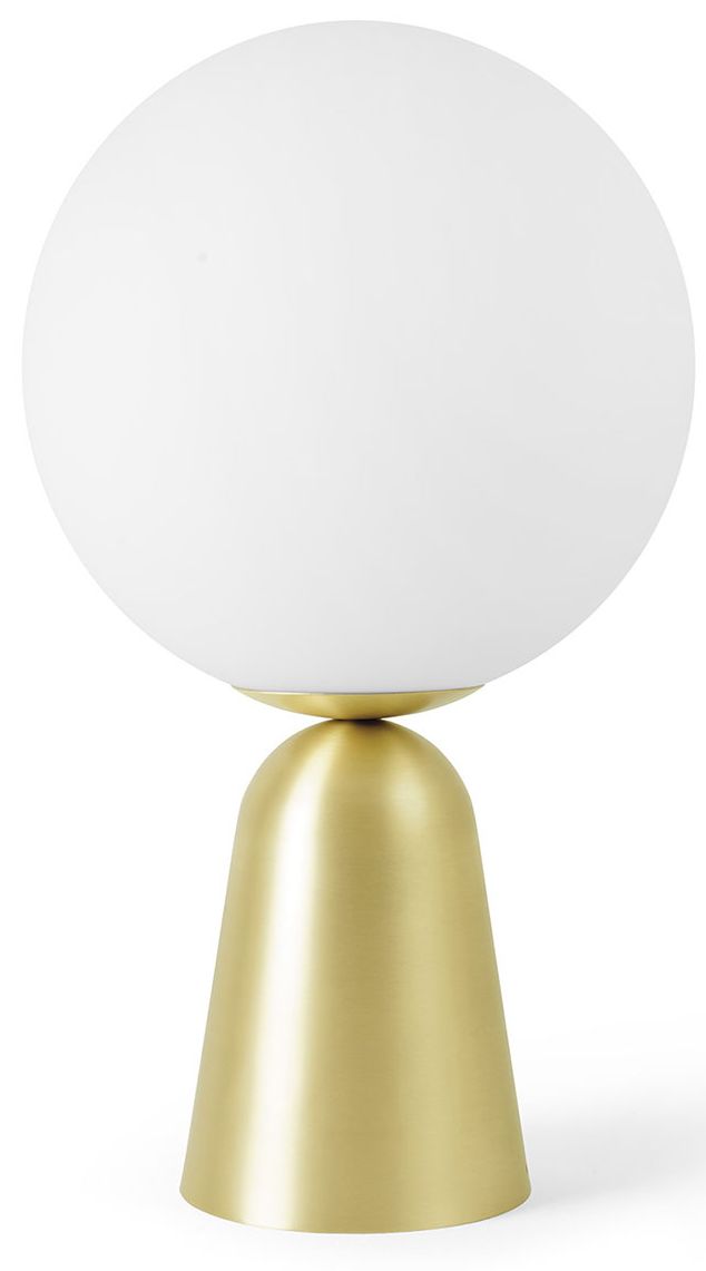 Miloox Lunar Tischlampe 1x40 W weiß-gold 1744.151