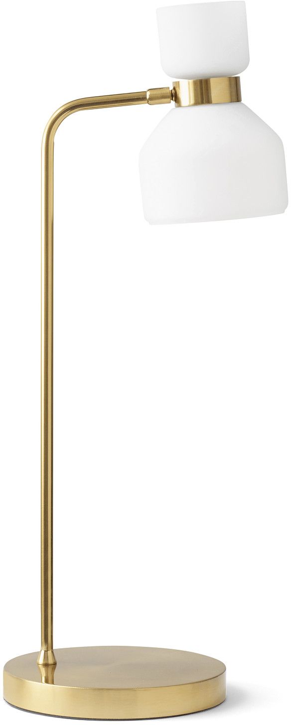 Miloox Fifty Tischlampe 1x40 W weiß-gold 1744.16