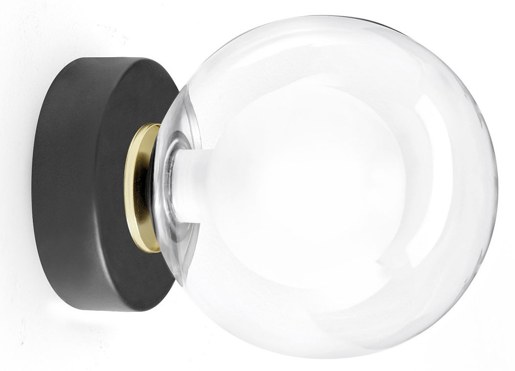 Miloox Cosmo Leuchter 1x40 W schwarz-transparent 1744.167