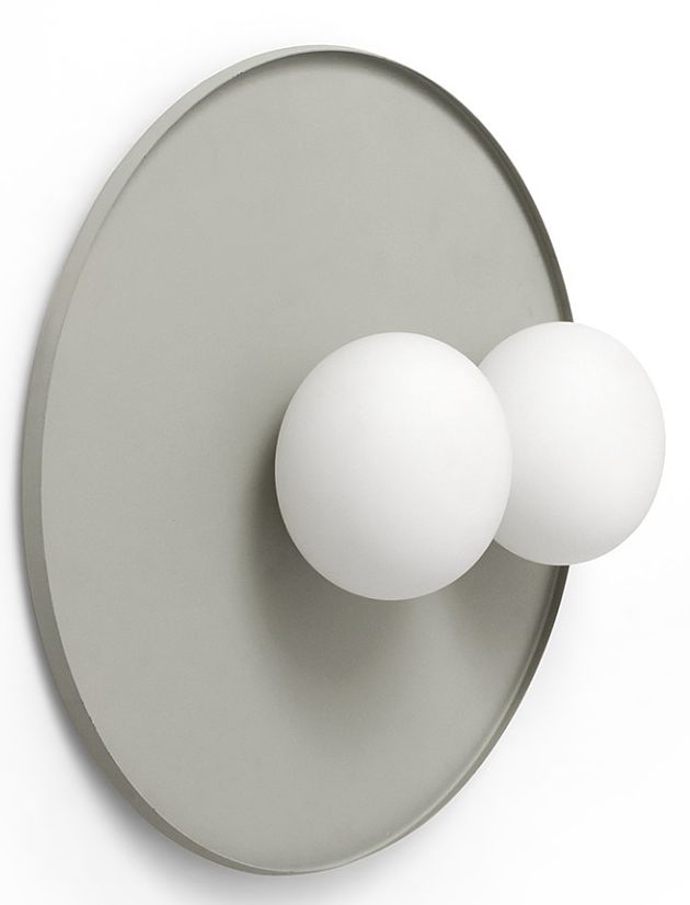 Miloox Pot Leuchter 2x28 W weiß-grau 1744.181