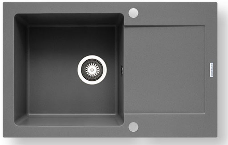 Pyramis Mido Granitspüle 79x50 cm grau/graphit/onyx 070088701