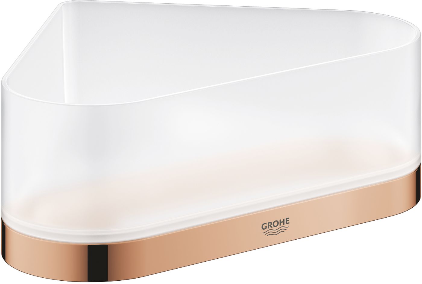 Grohe Selection Eckregal 20 cm weiß-kupfer 41038DA0