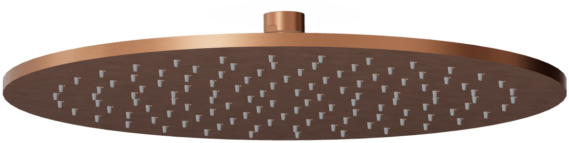 Zucchetti Helm Kopfbrause 32x32 cm rund kupfer Z94262.XP91