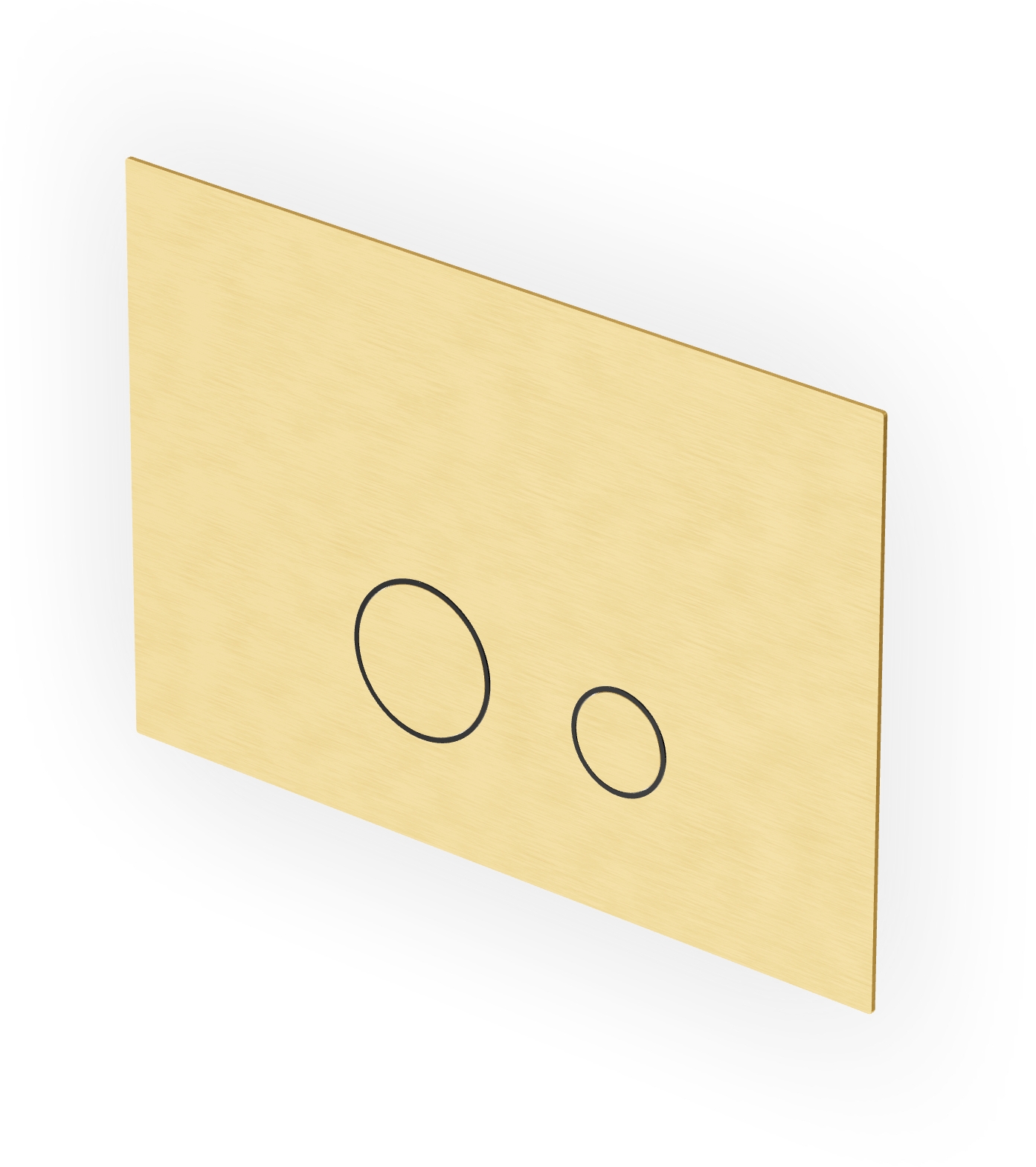 Zucchetti Helm Betätigungsplatte für Toilette gold Z95340.XP41