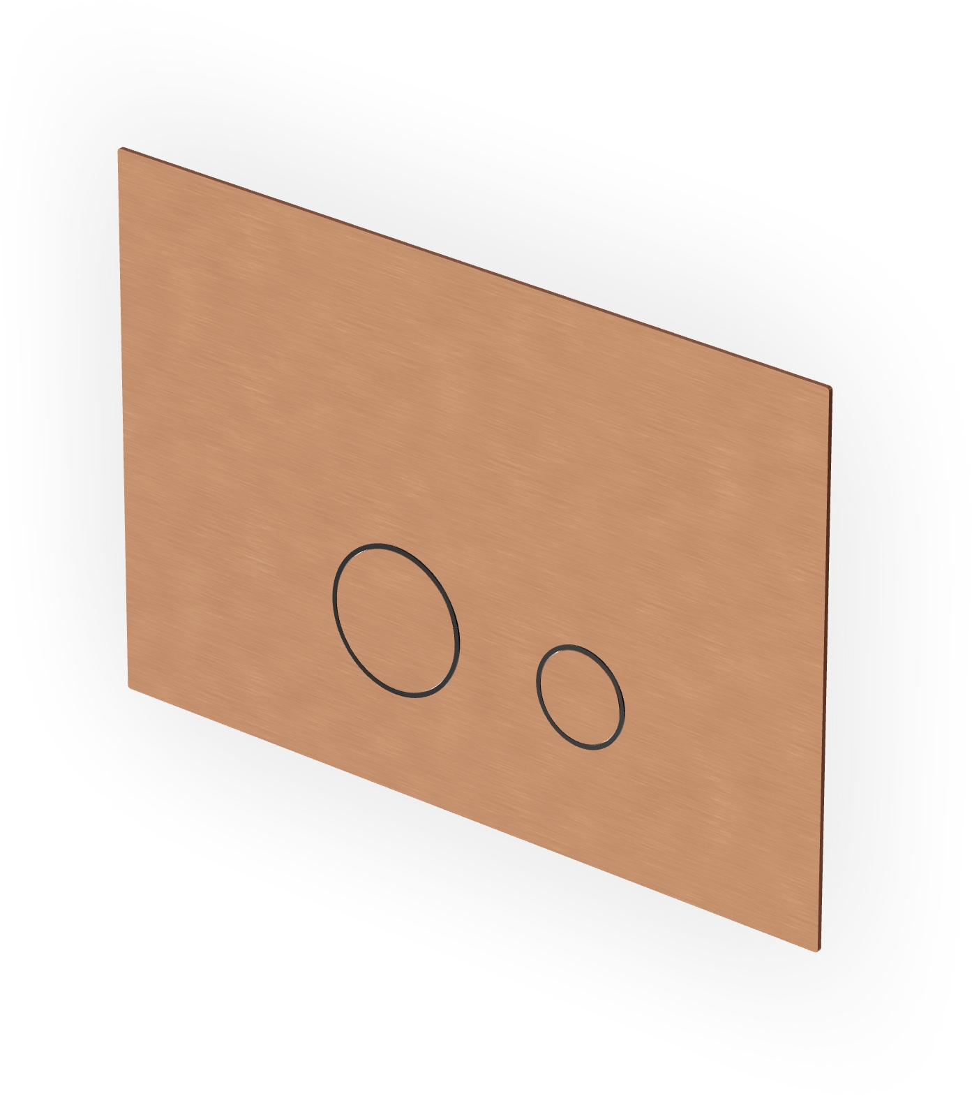 Zucchetti Helm Betätigungsplatte für Toilette kupfer Z95340.XP91