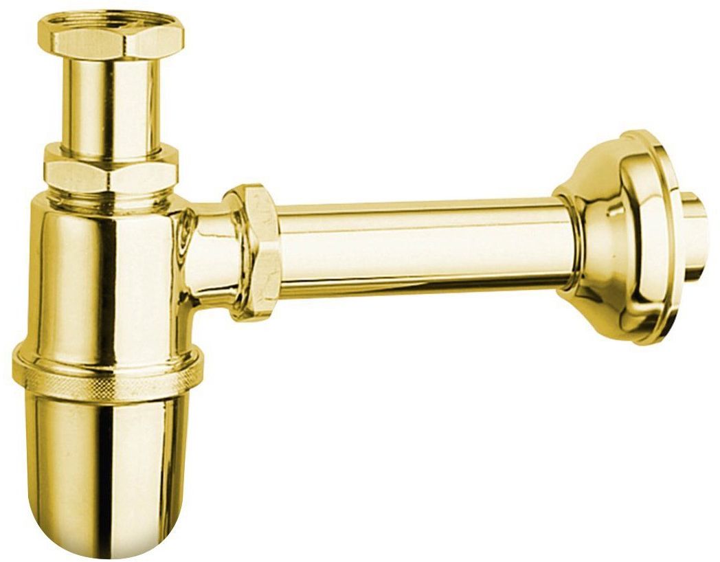 Sapho Antea Siphon für das Waschbecken flaschen gold 9595