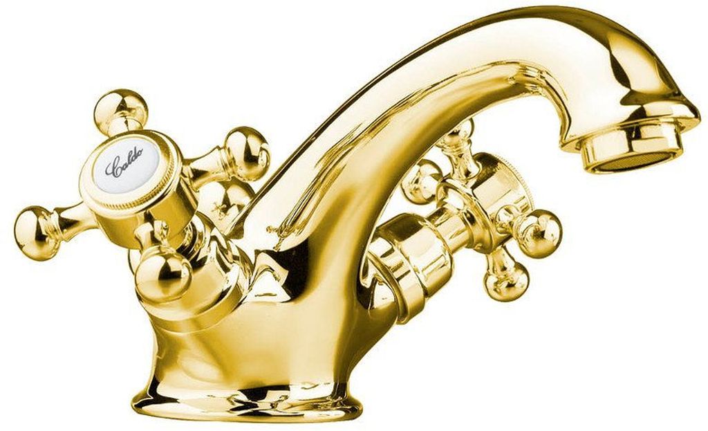 Sapho Antea waschbeckenhahn stehend gold 3175