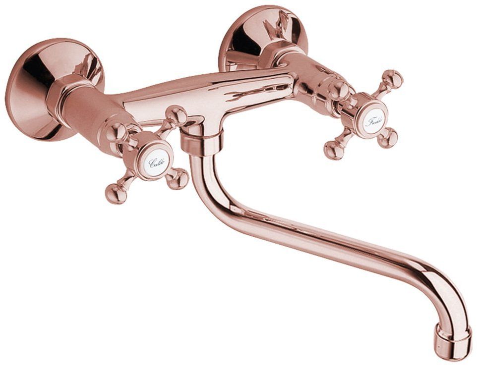Sapho Antea waschbeckenhahn Wand gold 3067